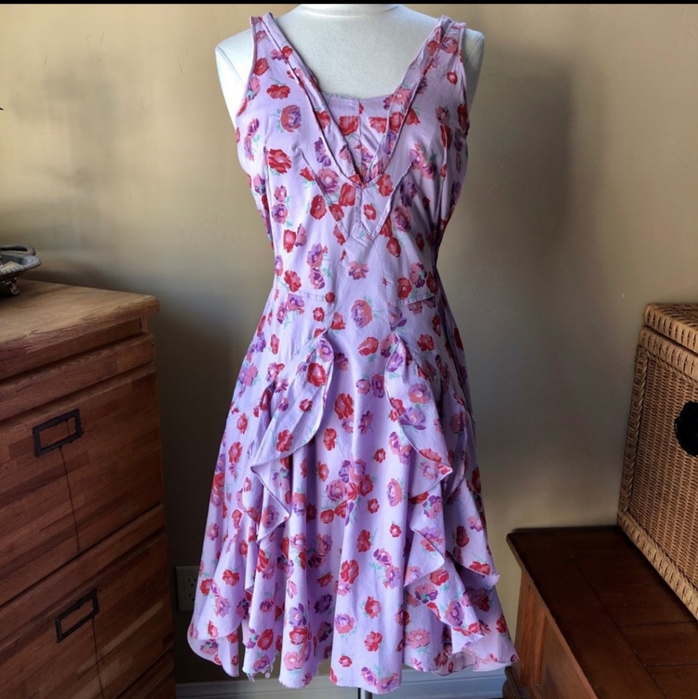 Anthropology fitted 👗 dress